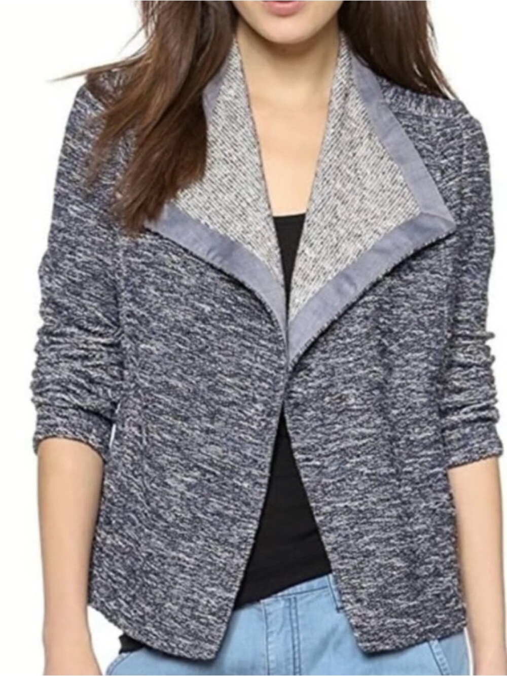 Vince Marled Open-Front Cardigan size medium - Picture 3 of 11